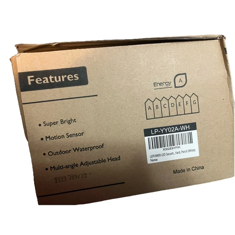 LEPOWER LED Security Flood Light Motion Sensor Outdoor Waterproof New